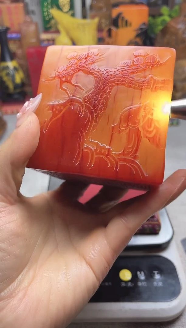 寿山石印石纯天然石料