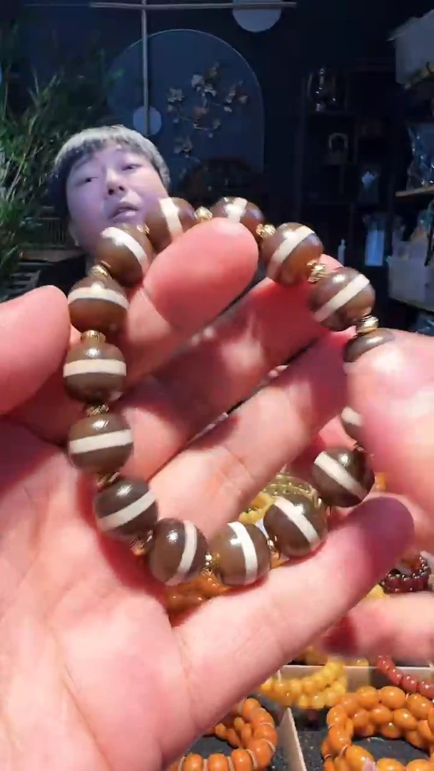 【闪购商品】玛瑙/玉髓多宝手串未镶嵌单圈