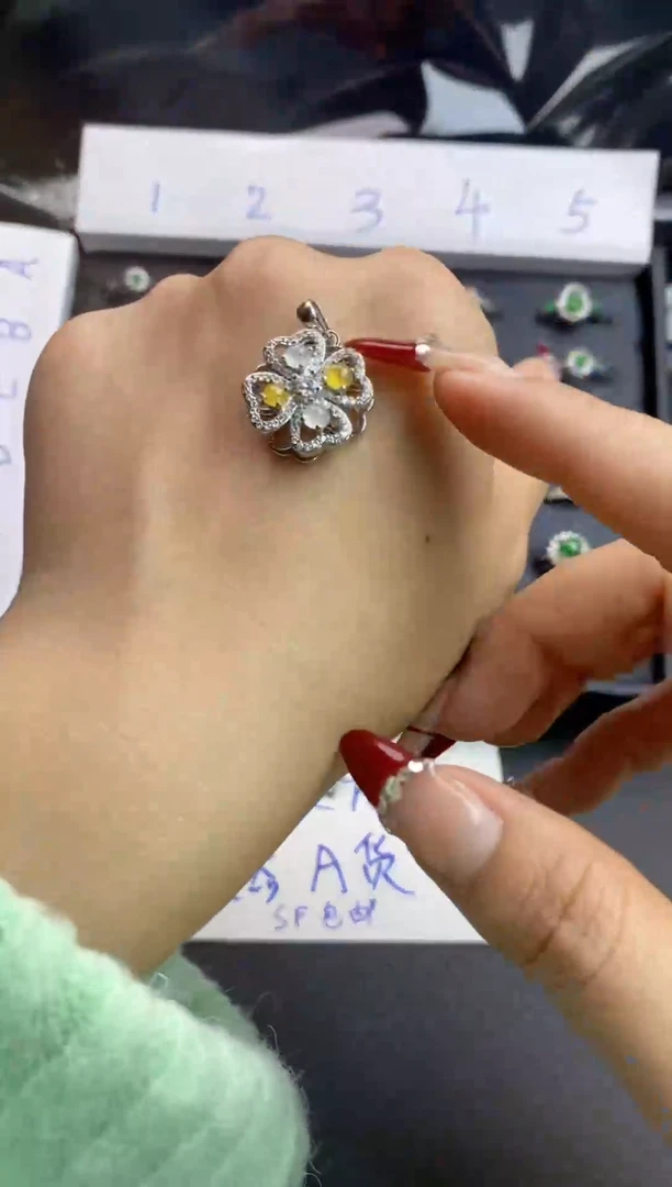 【闪购商品】翡翠戒指未镶嵌时来运转