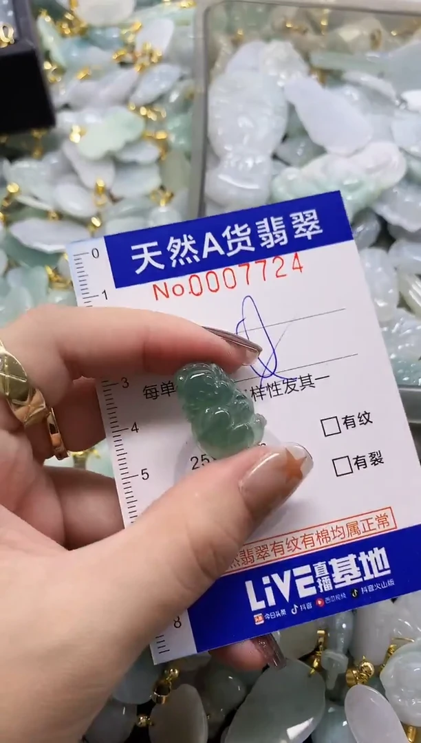 颈饰未镶嵌翡翠天然A货翡翠