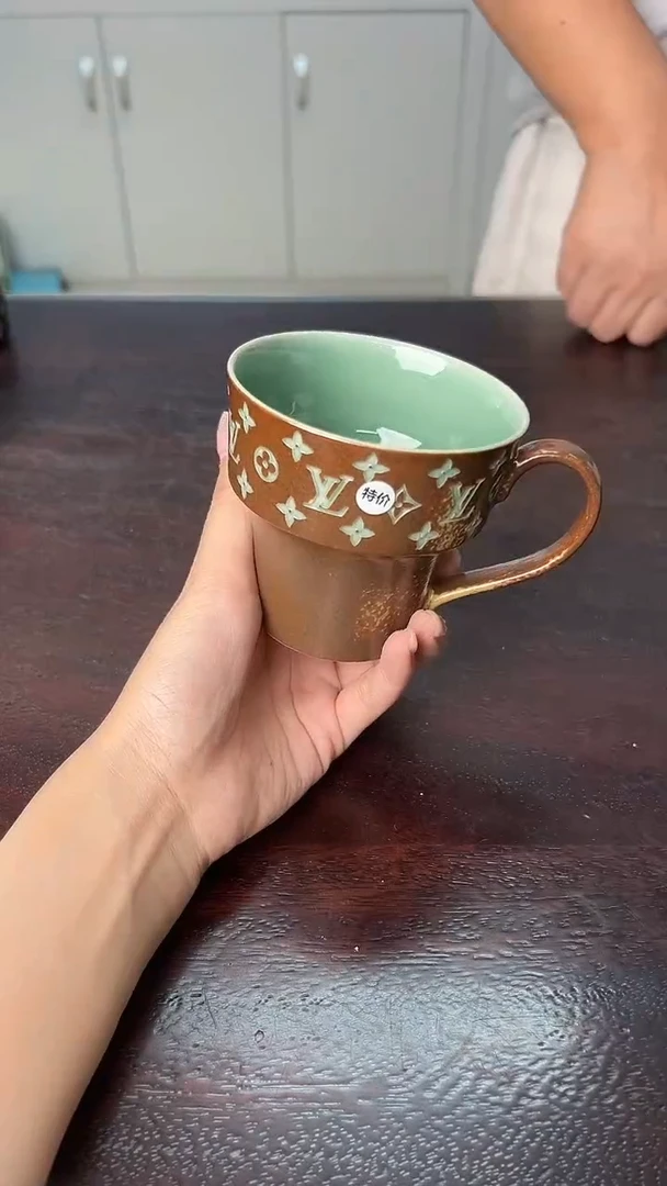 龙泉云间青瓷小米茶器