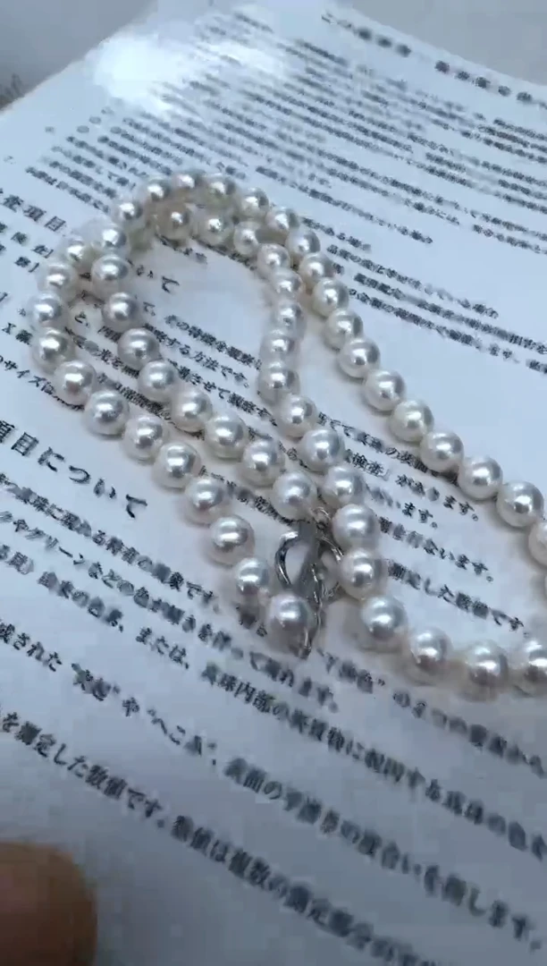 淡水珍珠银S925镶嵌颈饰项链