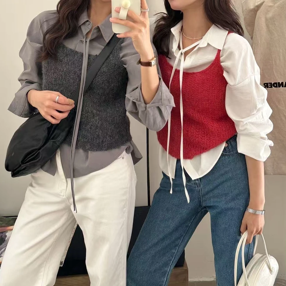 9457号8202#春新款百搭多色针织吊带背心（预）