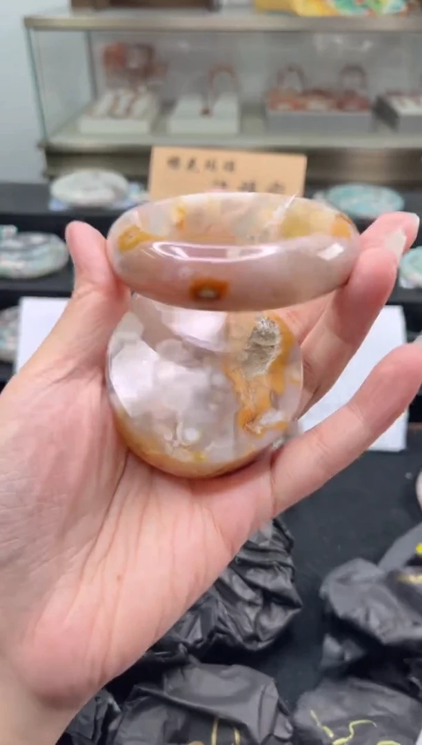 未镶嵌手镯石英质玉58圈口（赠品镯心）3648477