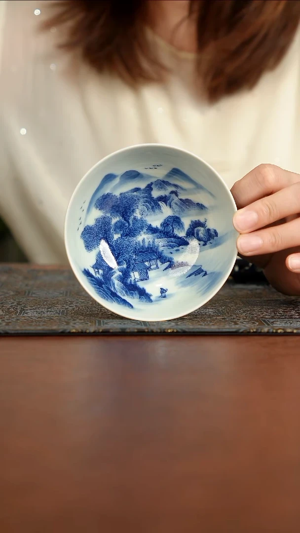 瓷片千骨景德镇手工茶器