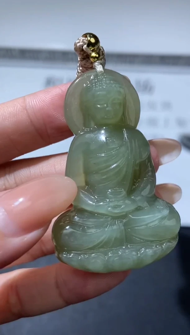 和田玉未镶嵌挂件294609    /多样性发一件