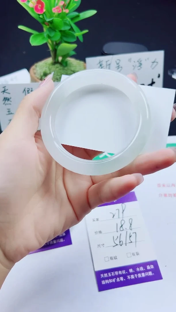 未镶嵌手镯石英质玉279-56/57