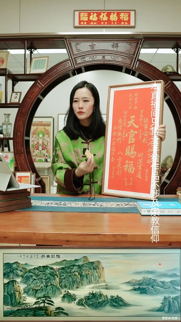 书法挂件  老奶奶