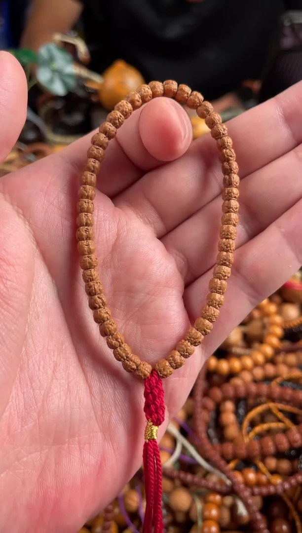 金刚菩提手串王胖子文玩工作室龙切佛手女生款