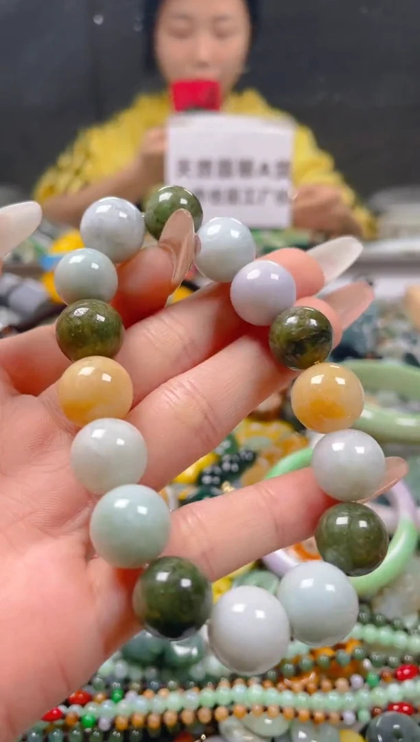 【闪购商品】翡翠颈饰未镶嵌13-14MM/E/翡翠A货一图一物