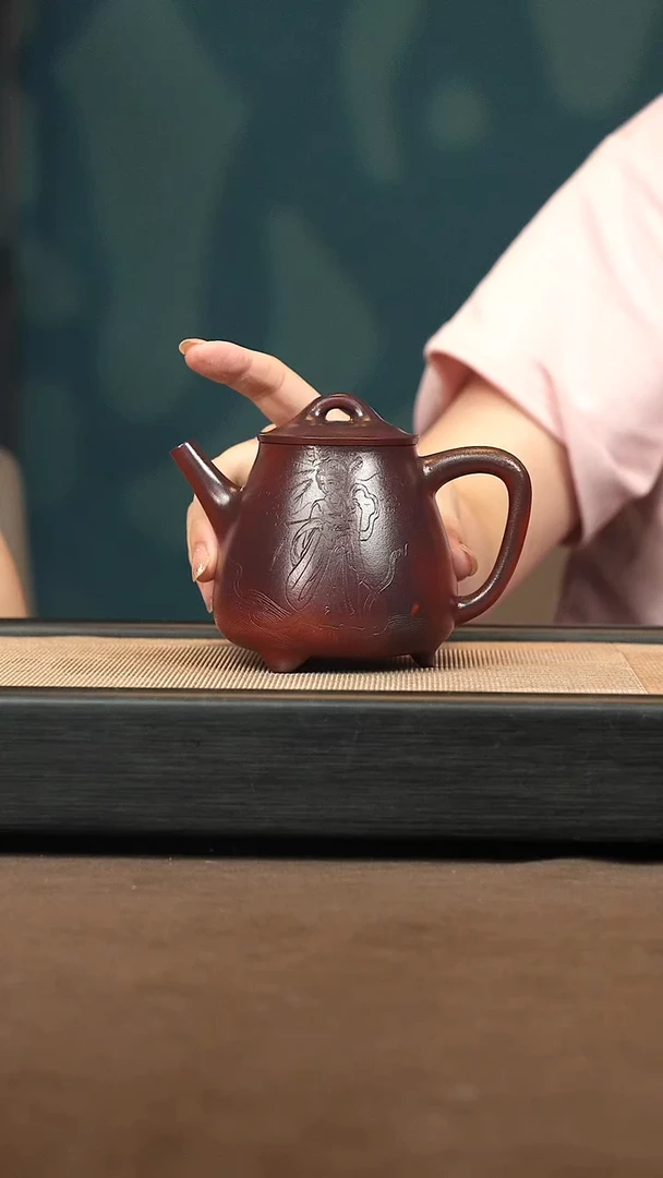 茶壶紫砂【P050】高石瓢  300c  SJJ
