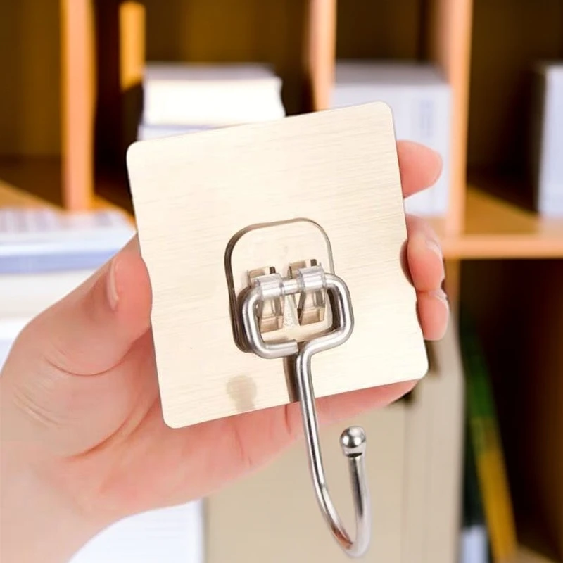 20个金色大挂钩家用挂钩卫生间浴室强力粘贴