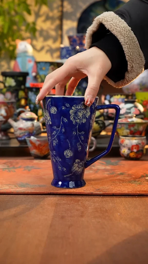 瓷片景德镇手工手绘1087