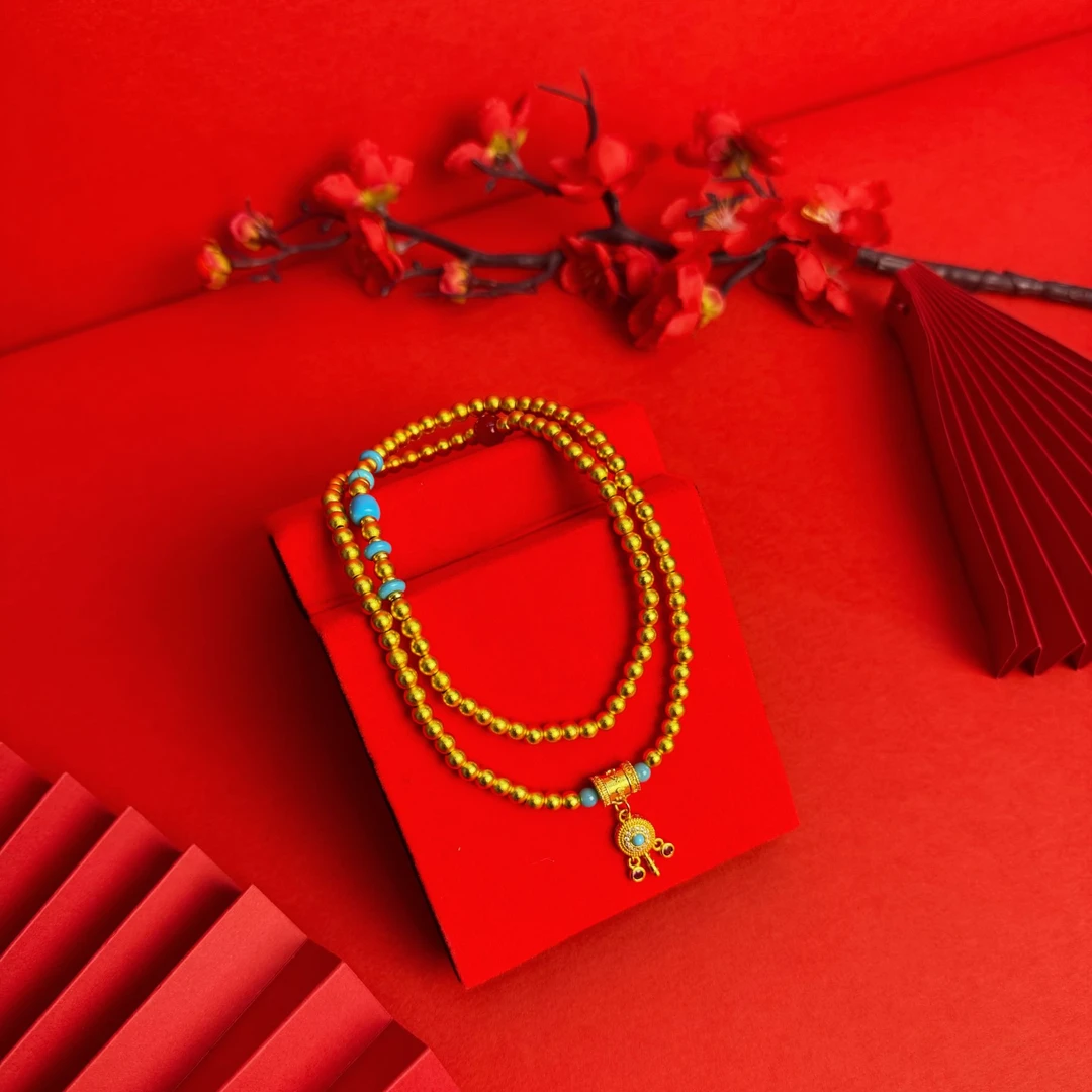 【吴总专属】新中式聚宝盆三圈叠戴项链