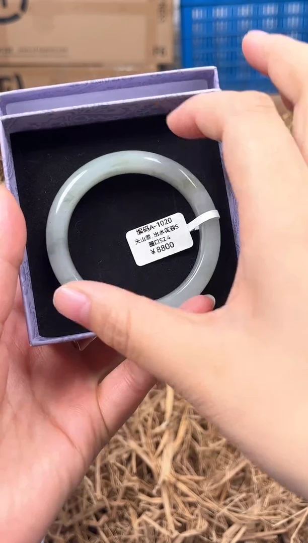 未镶嵌手镯石英质玉A1020