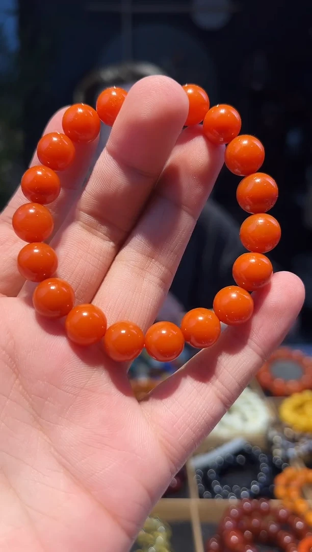 【闪购商品】南红玛瑙手串未镶嵌11+(柿1000）