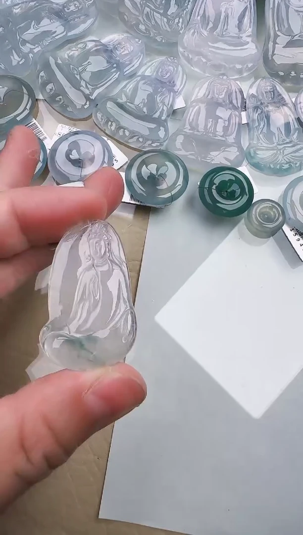 颈饰未镶嵌翡翠缅甸翡翠a货