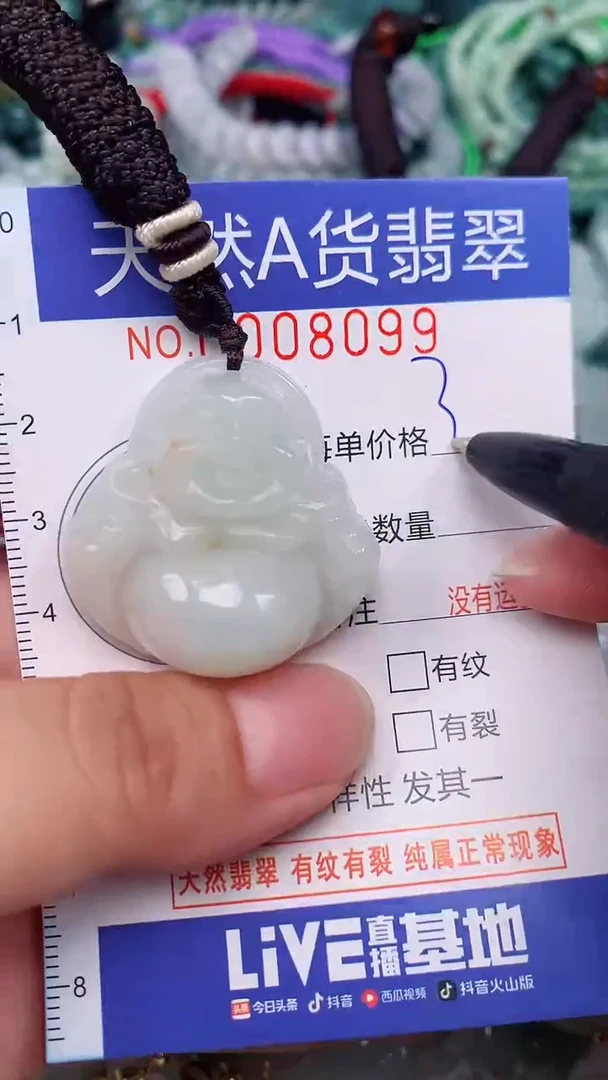 翡翠未镶嵌颈饰...0008099