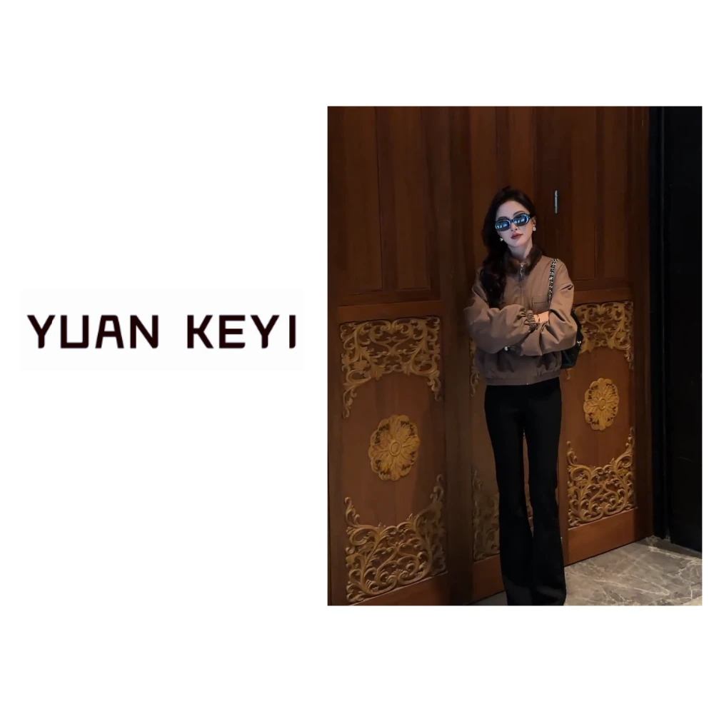 YUANKEYI “小燕麦” 进口水貂毛领天丝90白鹅绒服