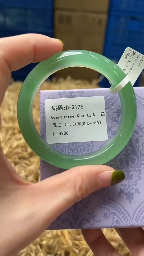 未镶嵌手镯石英质玉D2176