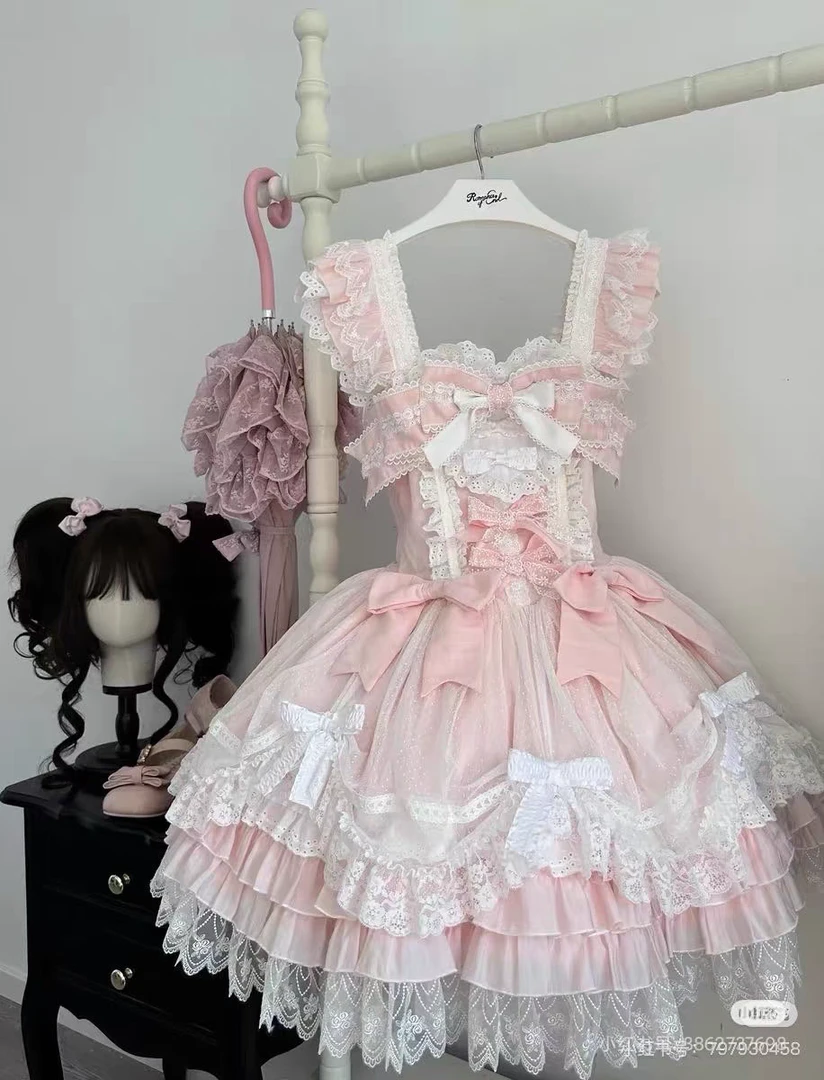 暖暖现货～坠落天使Lolita裙littlebutter小黄油可爱doll感花嫁