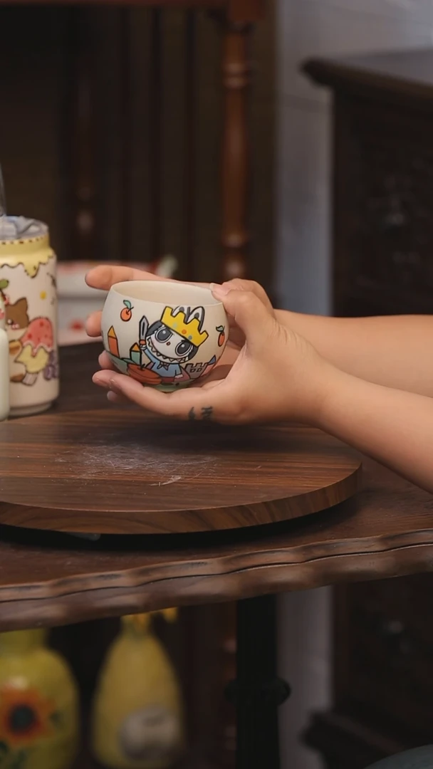 摆件景德镇釉下彩绘设计师款式陶瓷