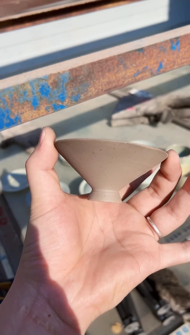 其他瓷王一沙 柴烧汝瓷裸烧斗笠