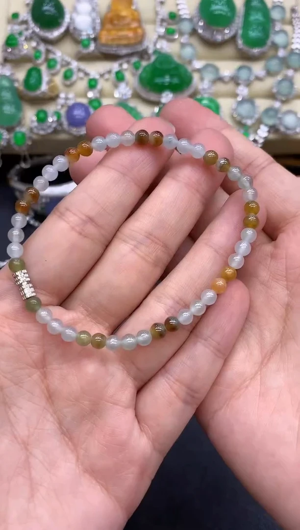 未镶嵌手串翡翠137-中国好珍宝