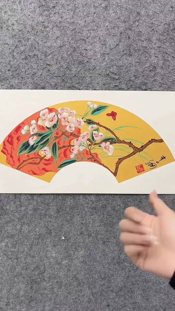 国画李纲-2平尺-花鸟国画