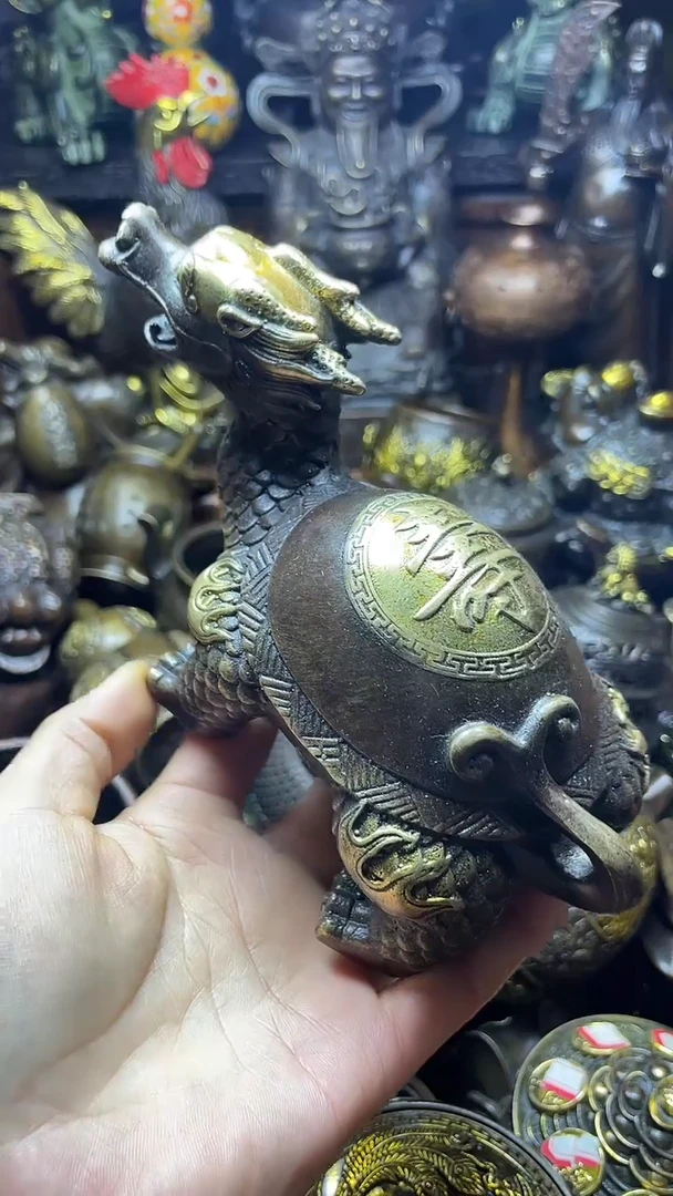 闪购链接，点击下单，有运费险，铜摆件