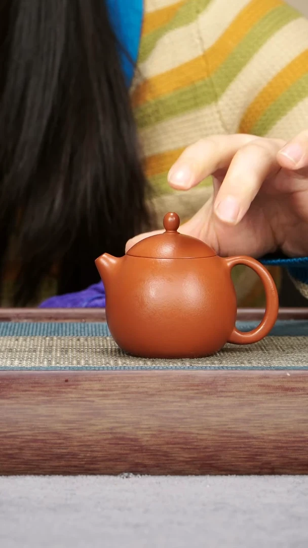 【闪购商品】紫砂茶壶朱泥 龙蛋
