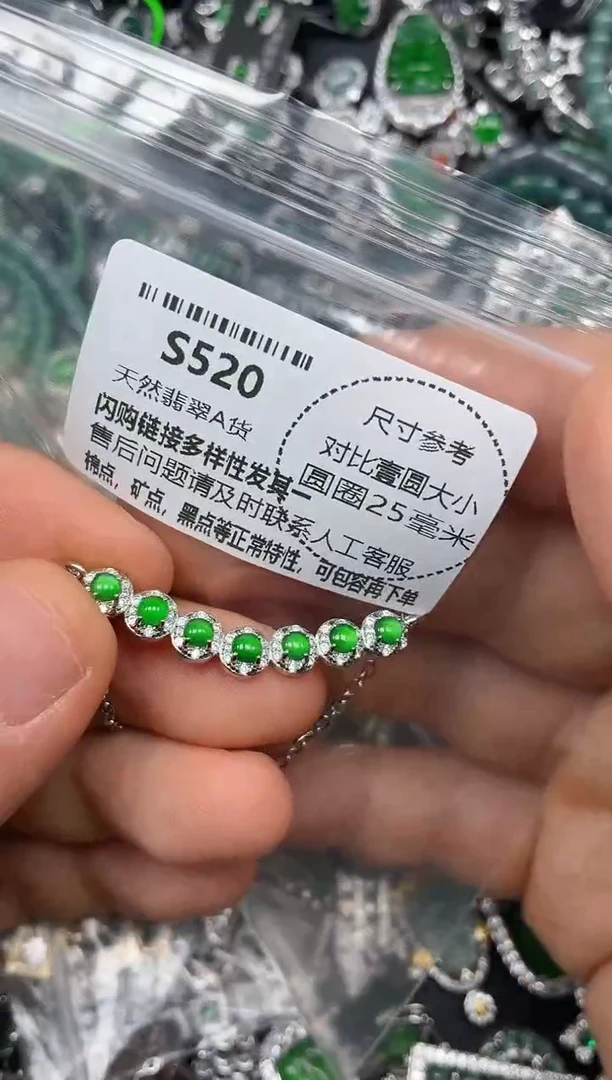 颈饰未镶嵌翡翠S520锁骨链