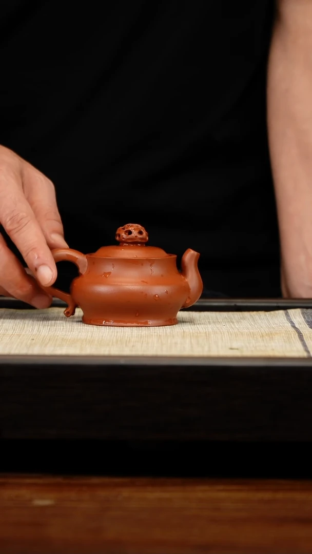 茶壶紫砂衭*朱泥乾坤