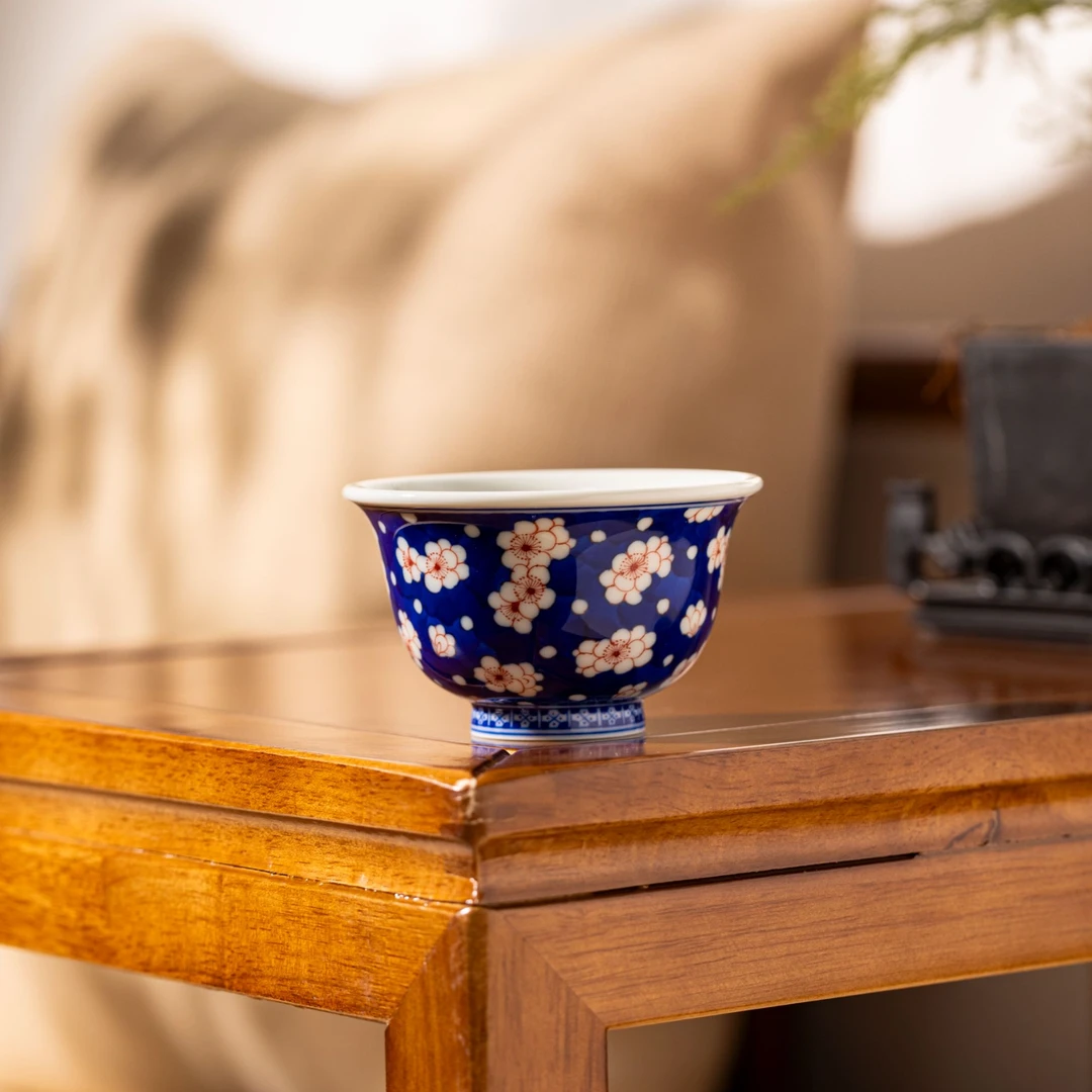 砚菲轩 冰梅压手杯