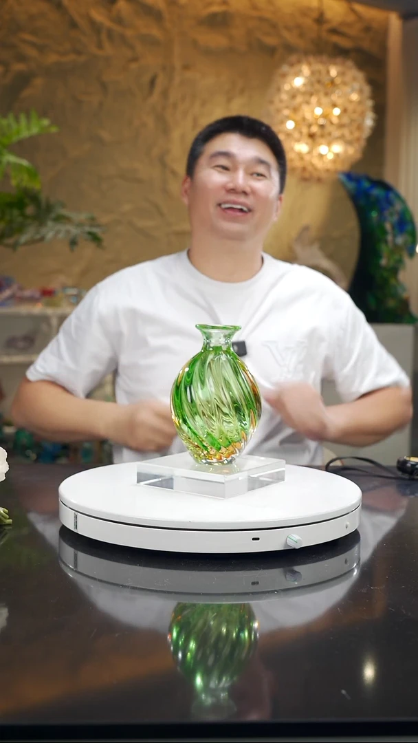 手工艺品琉璃福利琥珀绿香薰瓶40号