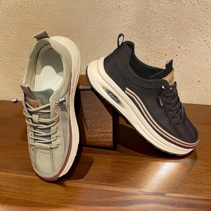 松紧带缝制鞋圆头青春潮流日常透气纯色布鞋软底休闲