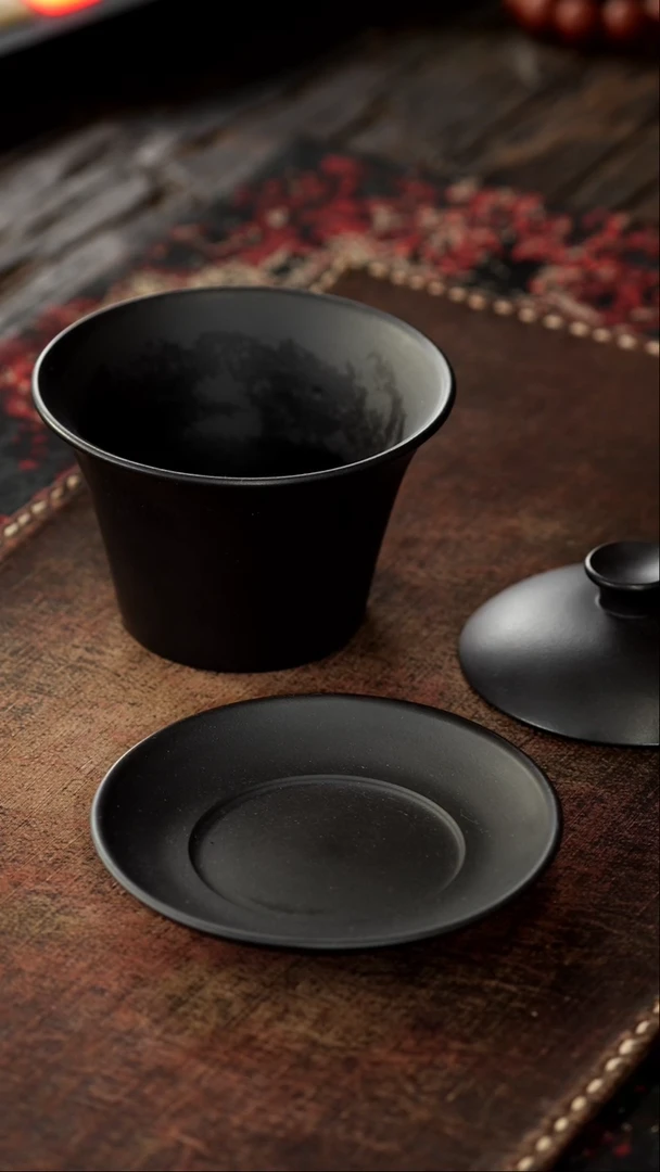 茶杯紫砂福利紫砂石黄盖碗