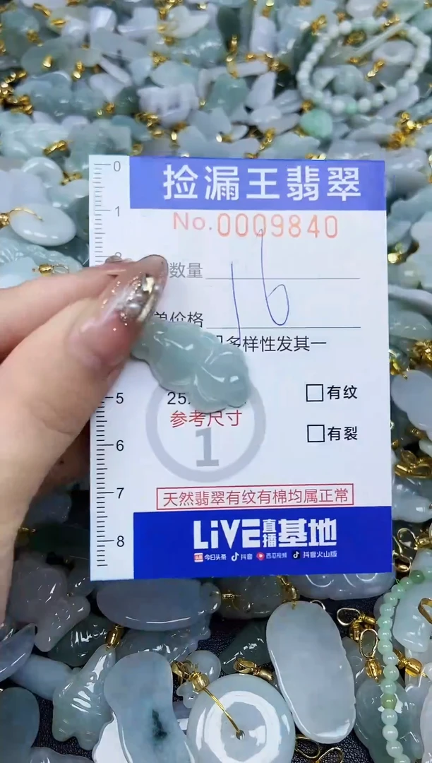 翡翠未镶嵌颈饰天然A货翡翠