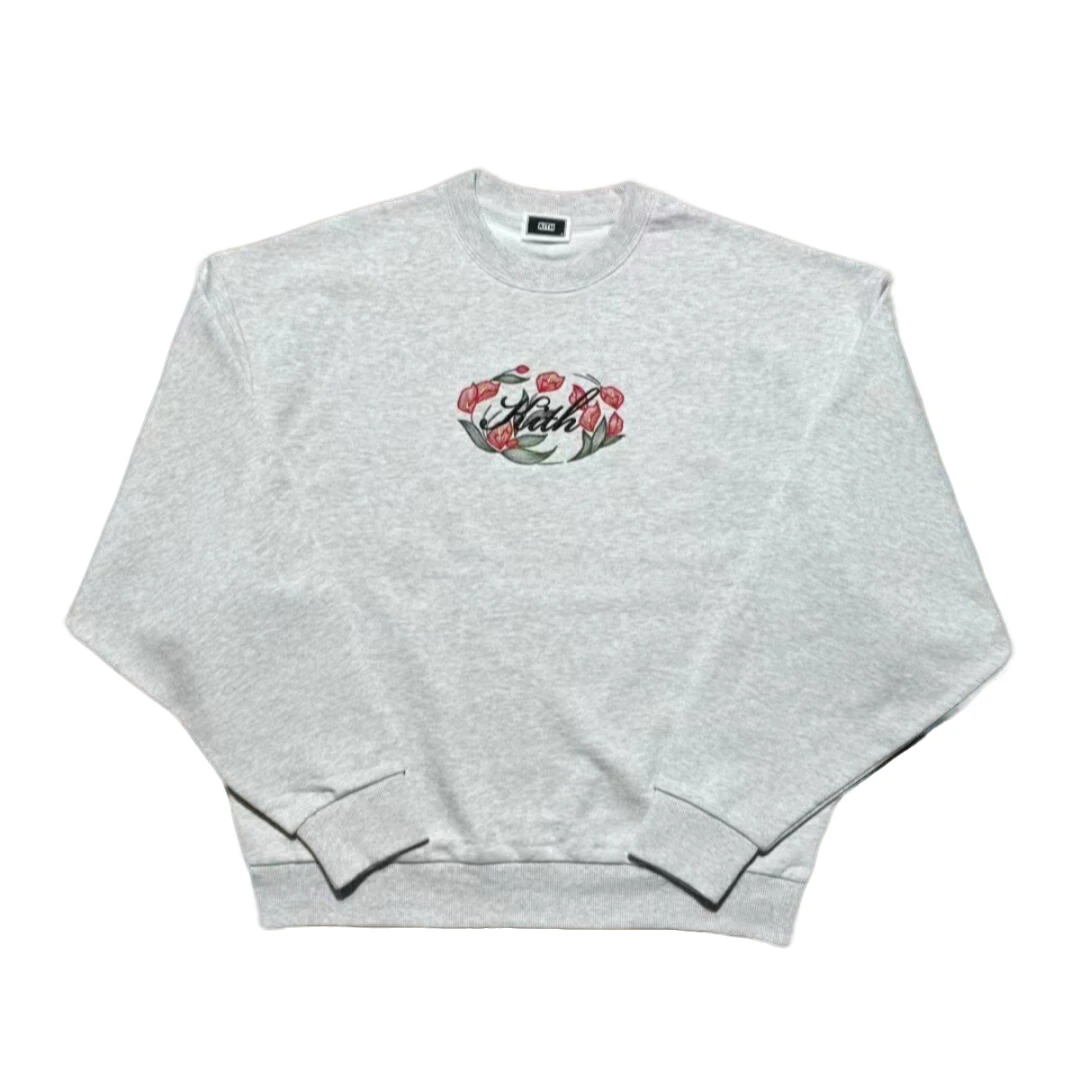 【官方正品】Kith 立体花卉刺绣长袖套头卫衣