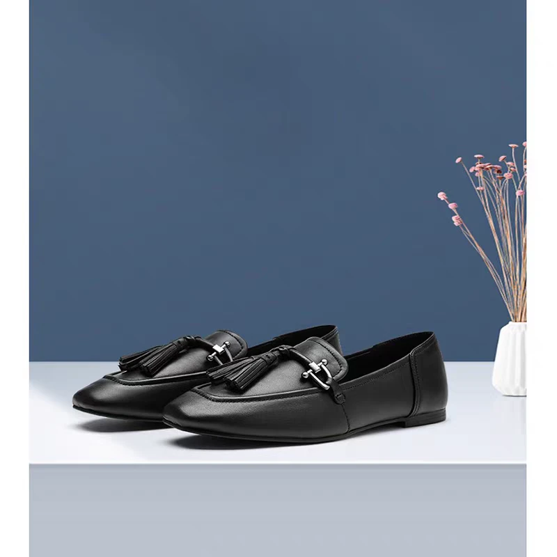 clarks其乐女鞋2025夏季流苏乐福鞋简约单鞋26161315