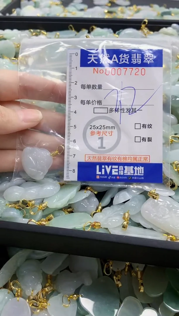 颈饰未镶嵌翡翠天然A货翡翠