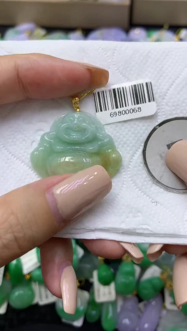 颈饰未镶嵌翡翠天然缅甸翡翠A货