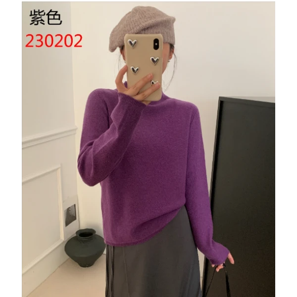 100%绵羊毛女式羊毛衫24DAK1073