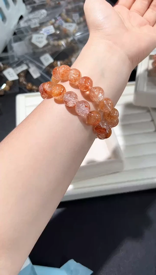 未镶嵌手串水晶44s多样性发其一【1条】默认微瑕13mm