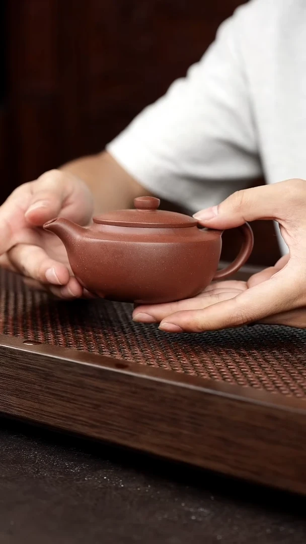 茶壶紫砂底槽清汉扁