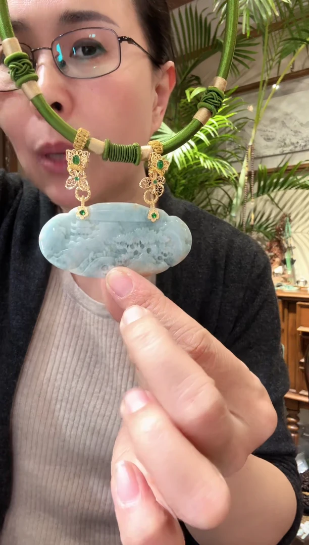 【闪购商品】翡翠颈饰未镶嵌国风