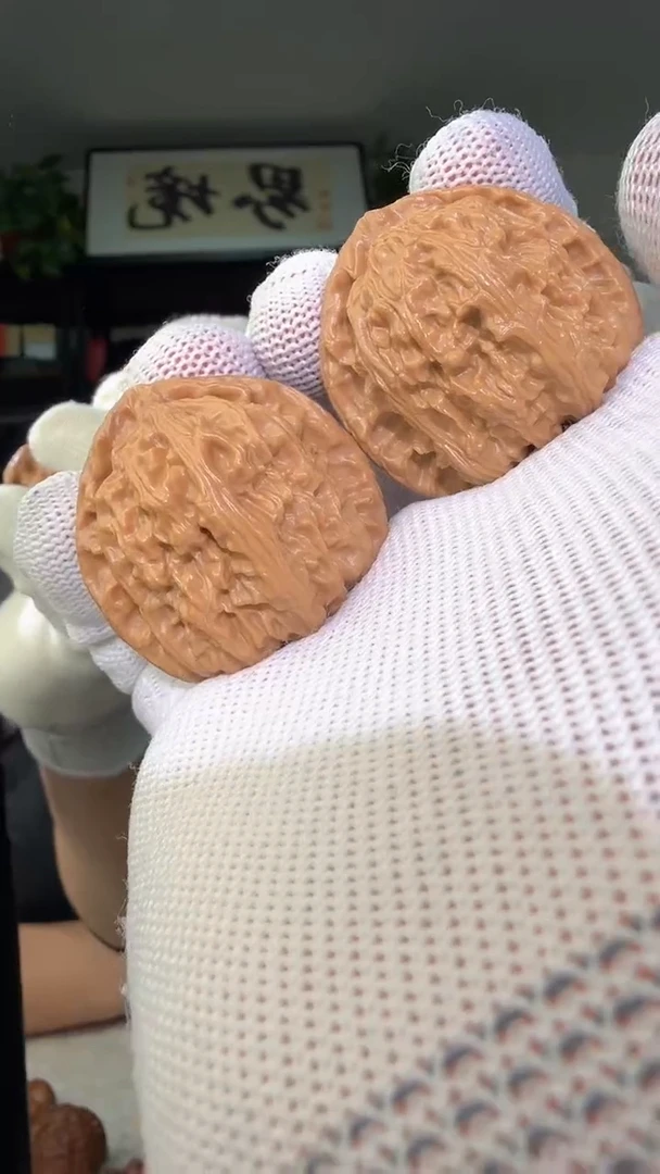 把件龙脊菩提030白狮子