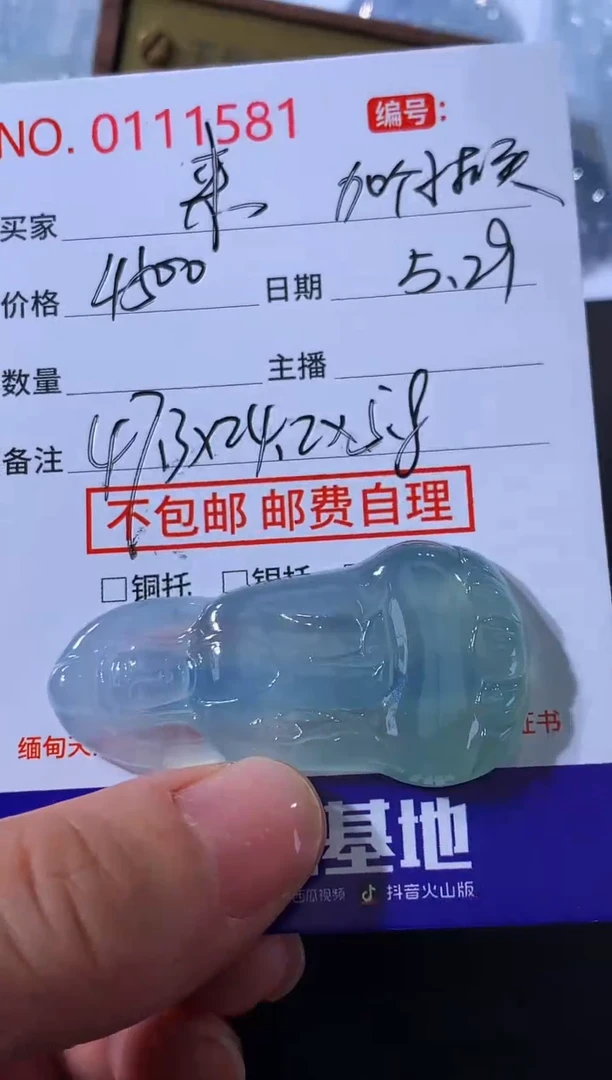 翡翠未镶嵌颈饰来