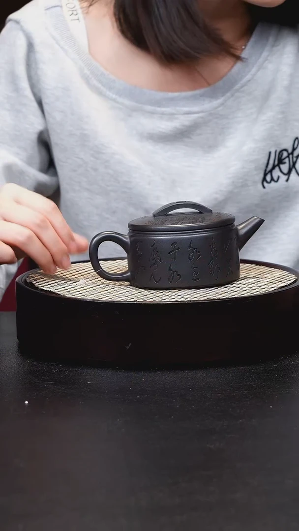 茶壶紫砂宜兴茶壶h11608