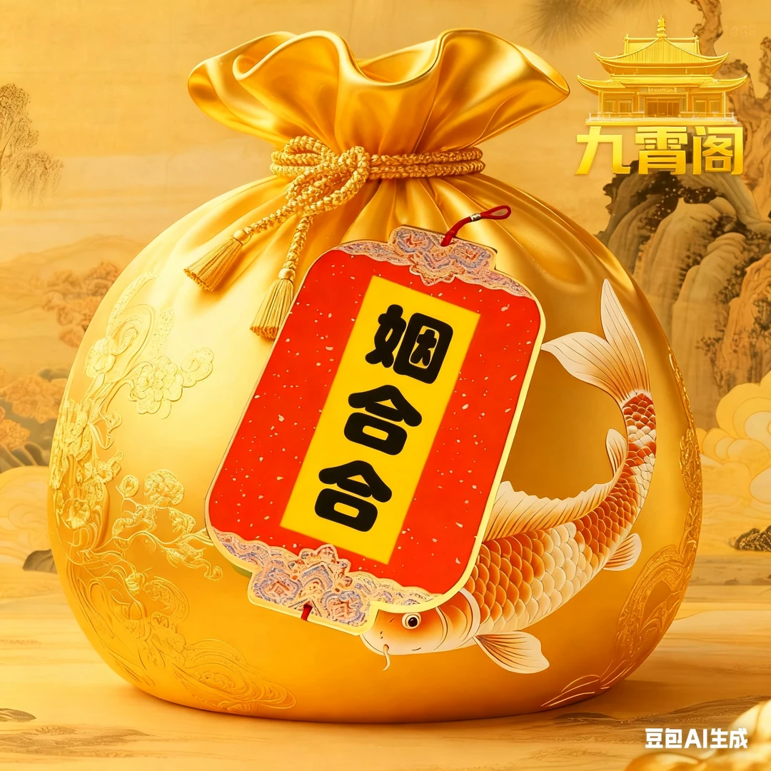 8号姻1缘合合【九阁】生肖挂饰福袋